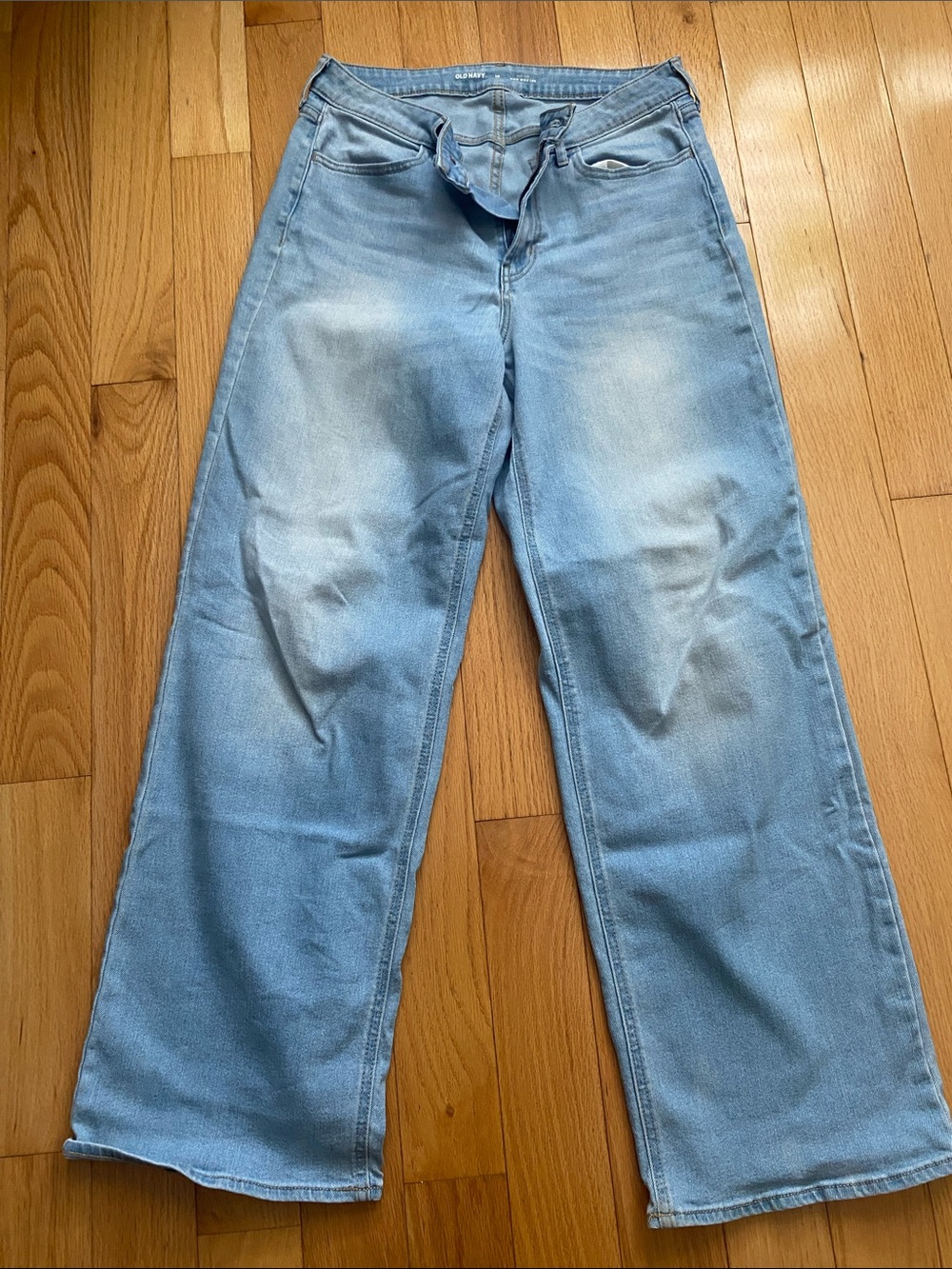 Old Navy Light Blue Wide-Leg Jeans